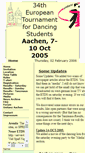 Mobile Screenshot of etds34.unitanz-aachen.de